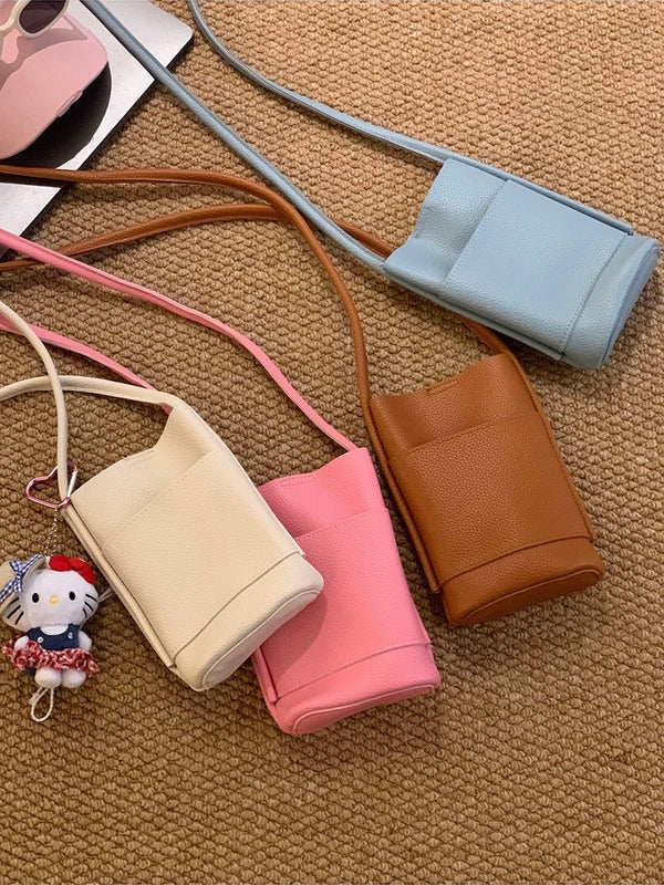 Multi-Functional Soft Leather Crossbody Mini Bag