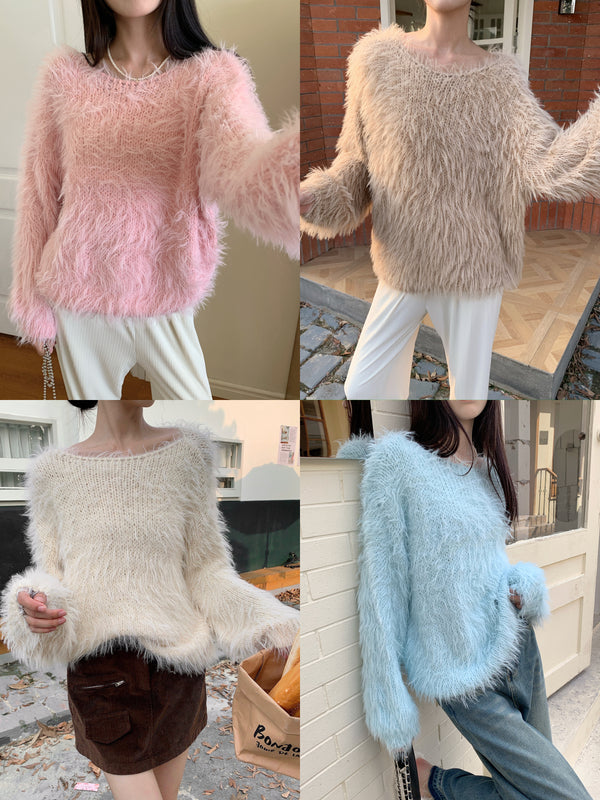 新色「小熊」Fluffy Sweater