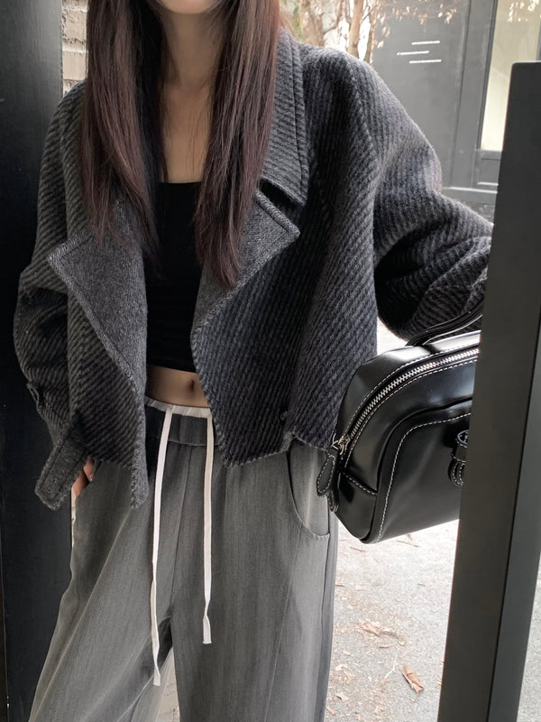 沉烟 / Lamb Wool Coat