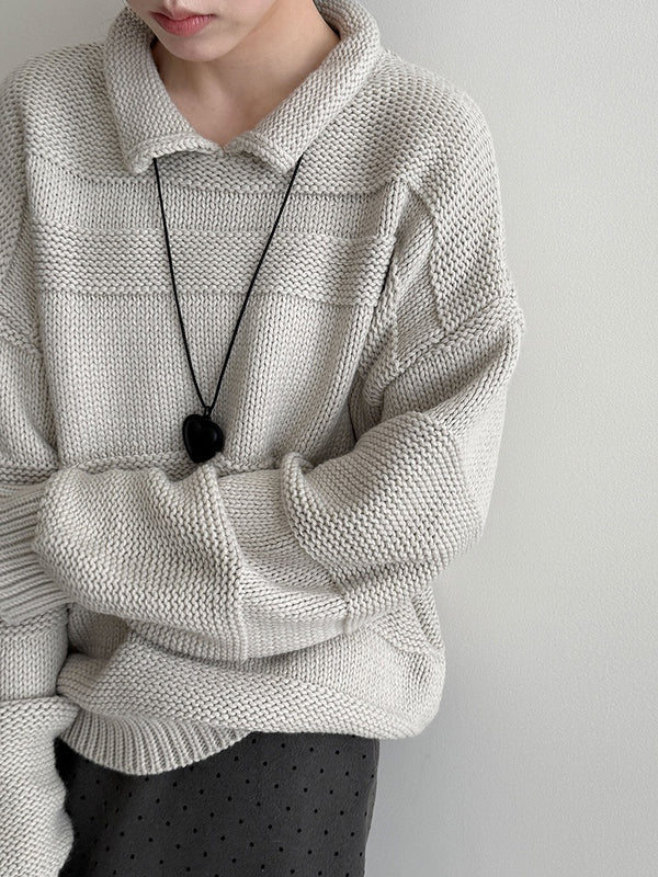 素影 / Chunky Knit Sweater