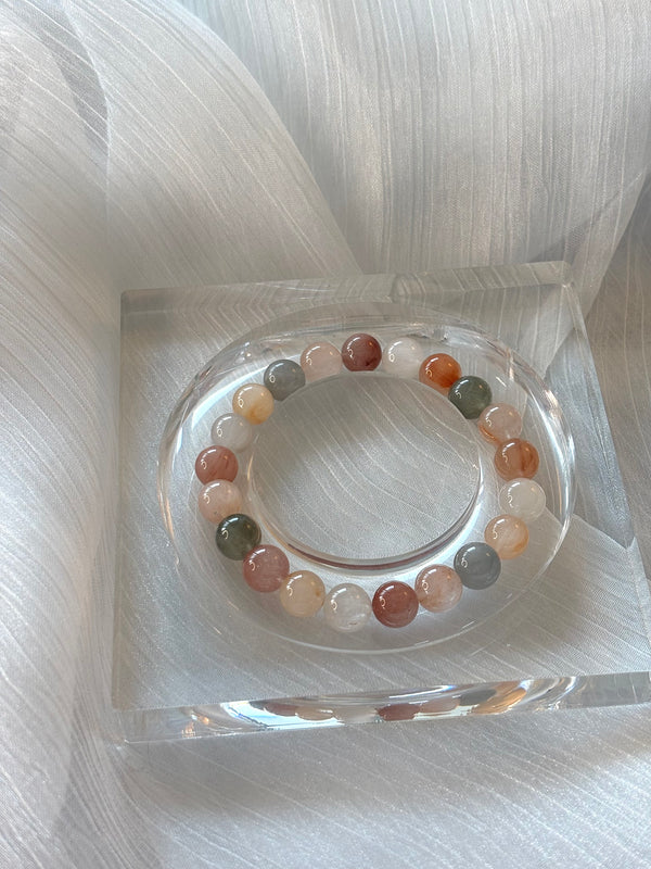 彩兔毛 / Colorful Rutilated Quartz