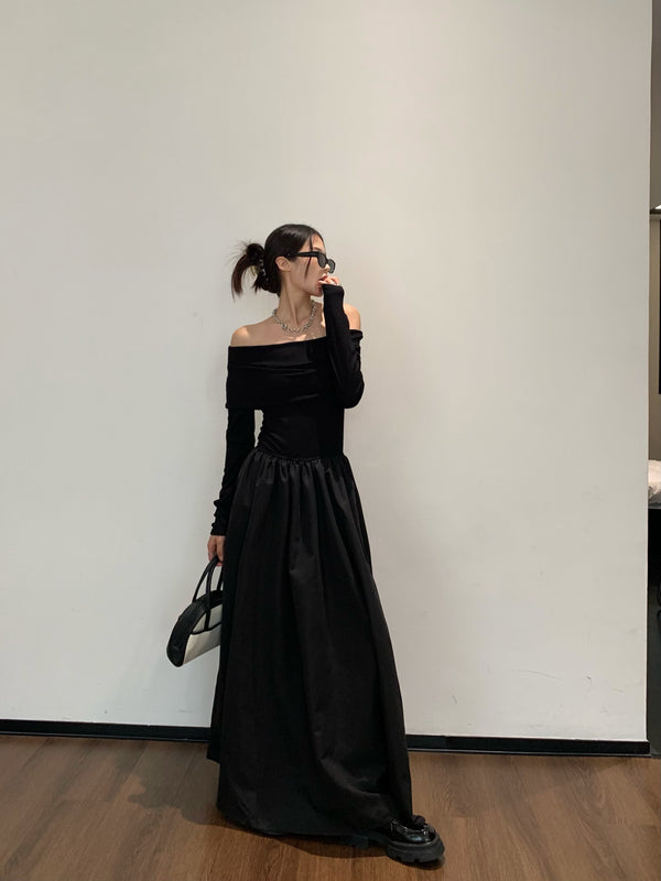 「曼陀罗」Off-shoulder Dress